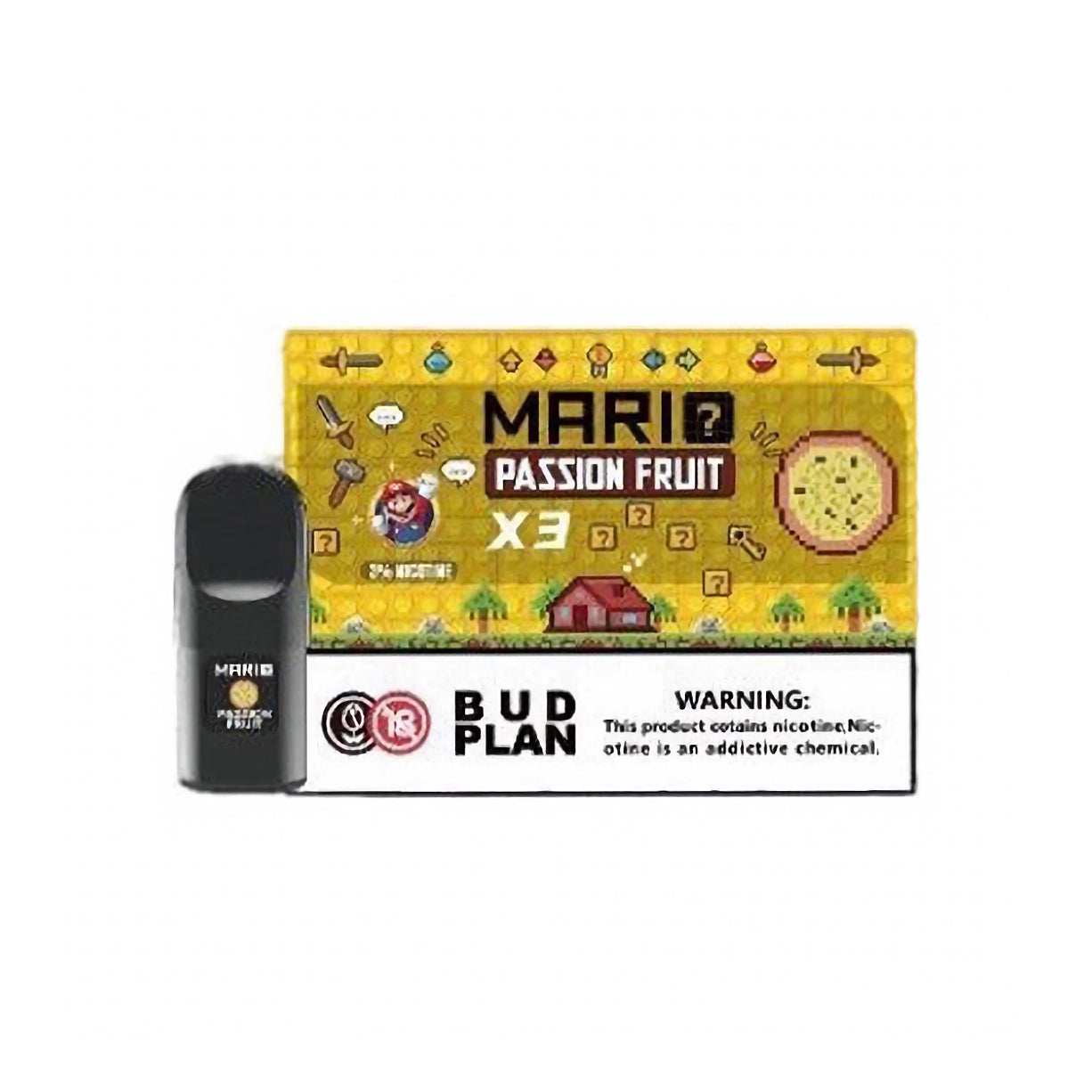 马里奥正品六代 Mario 6TH 通配烟弹3颗装 | 兼容悦刻4/5/6/7代烟杆