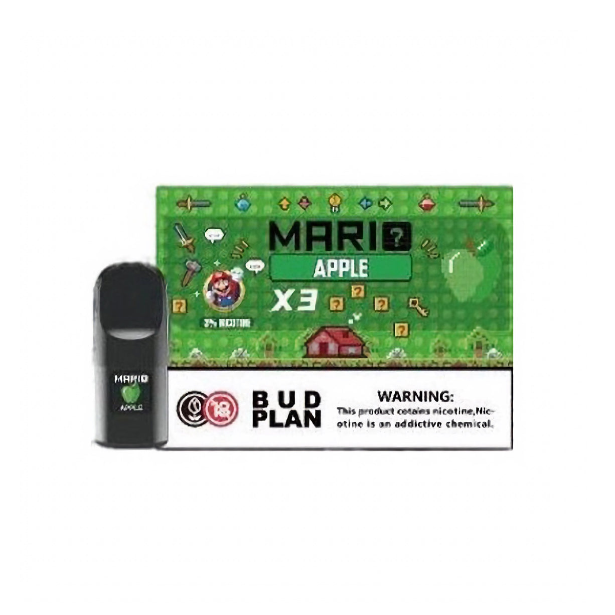 马里奥正品六代 Mario 6TH 通配烟弹3颗装 | 兼容悦刻4/5/6/7代烟杆