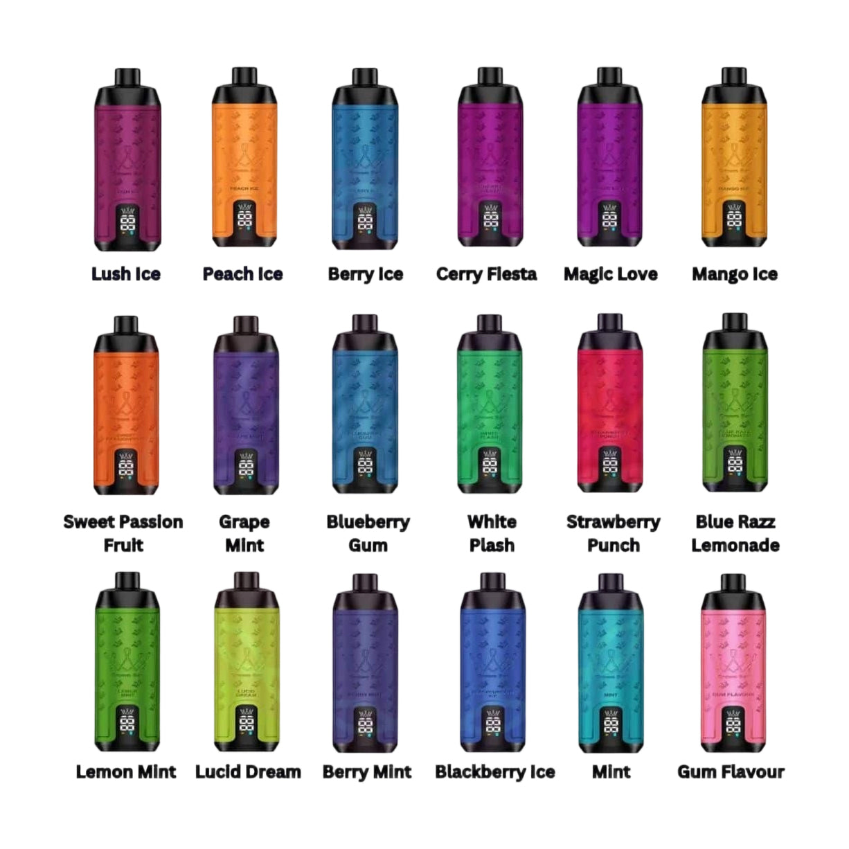 阿尔法赫 AL FAKHER 正品皇冠大烟雾一次性15000口电子烟 CROWN BAR PRO MAX  | 口味丰富可选