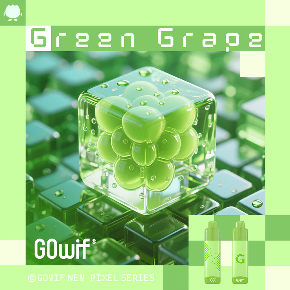 高维正品 GOwif Chill 陶瓷芯涡轮大功率极凉系列 18000口一次性电子烟 | 多款口味任选