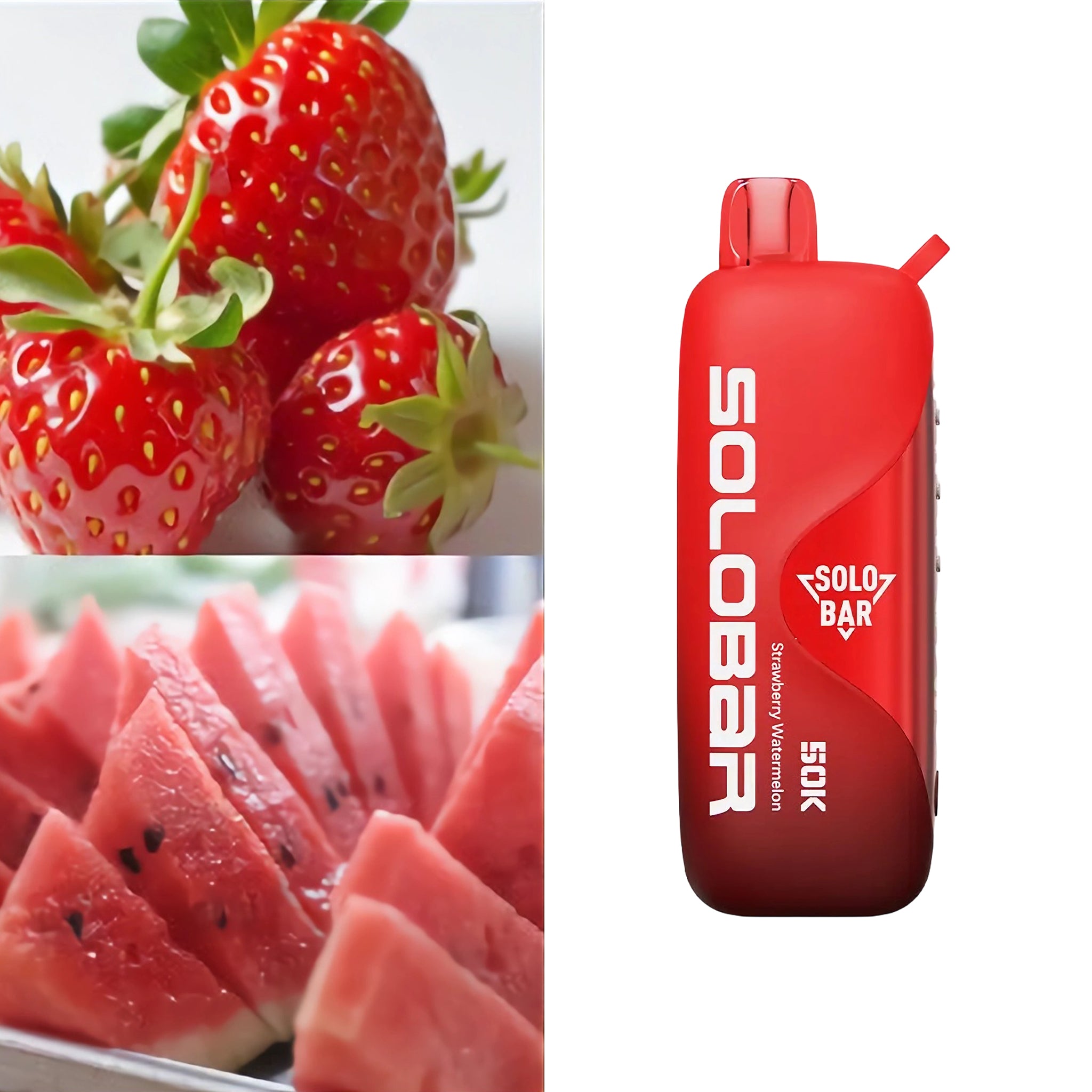 正品SOLOBAR 50口超大容量 | 可调节尼古丁、甜度、冰度 | 双模式输出 一次性电子烟 | 多口味任选