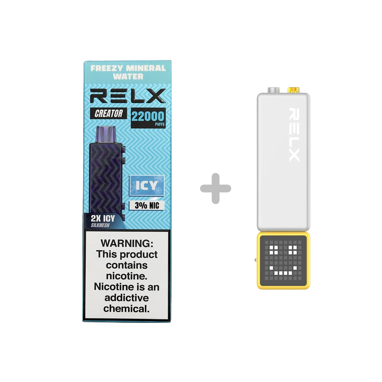 悦刻RELX正品积木乐高RELX Creator 22000口|套餐多口味搭配|适配1代/2代弹杆