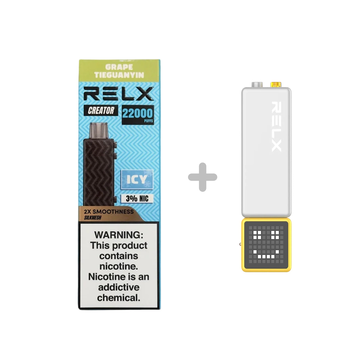 悦刻RELX正品积木乐高RELX Creator 22000口 | 套餐多口味搭配 | 适配1代/2代/3代弹杆