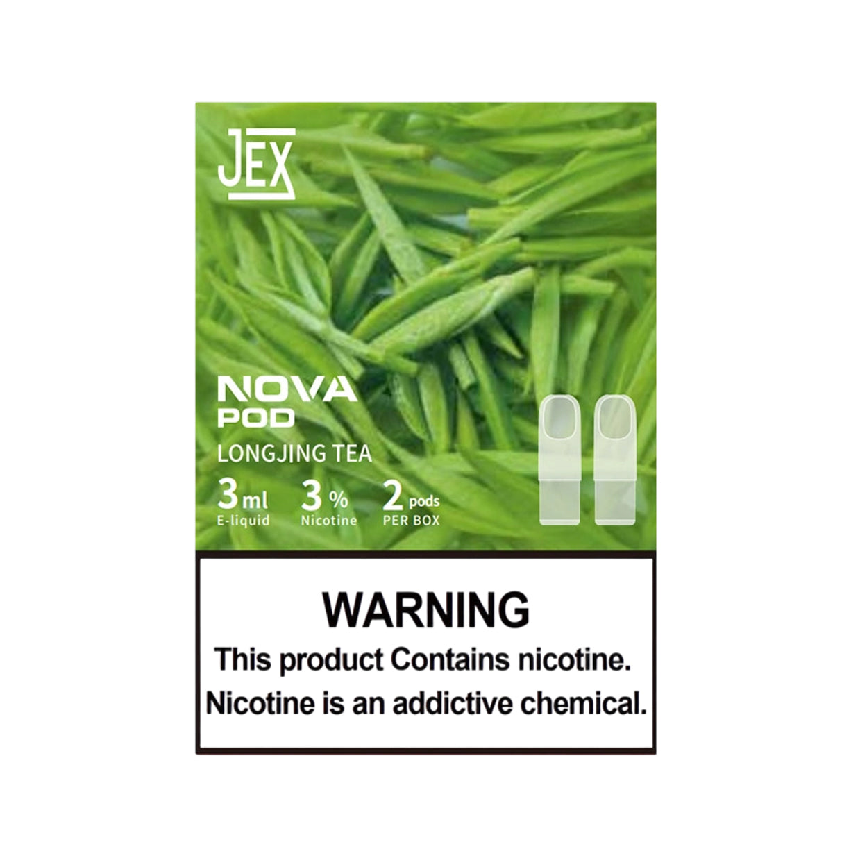 极星正品通配弹 JEX NOVA POD 两颗装 3ml×2 | 兼容 4/5/6/7 代烟杆 | 多口味任选