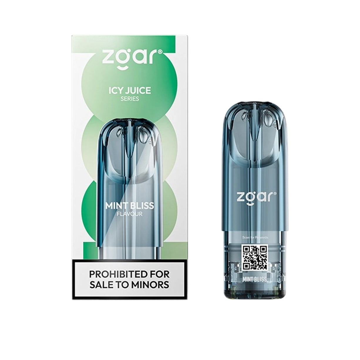Zgar冰熊6.0s烟弹-3.0ml单颗装-薄荷微凉口味