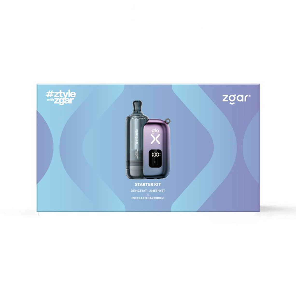 冰熊ZGAR正品Zgar Glo-X杆弹豪华套餐 | 四色烟杆 多口味可选